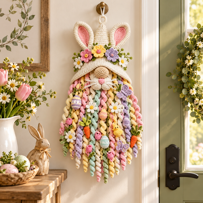 Easter Bunny Crochet Door Hanger DIY Kit